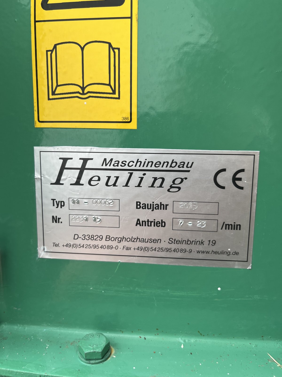 Waschmaschine типа heuling Typ 815, Gebrauchtmaschine в Friedberg (Фотография 10)