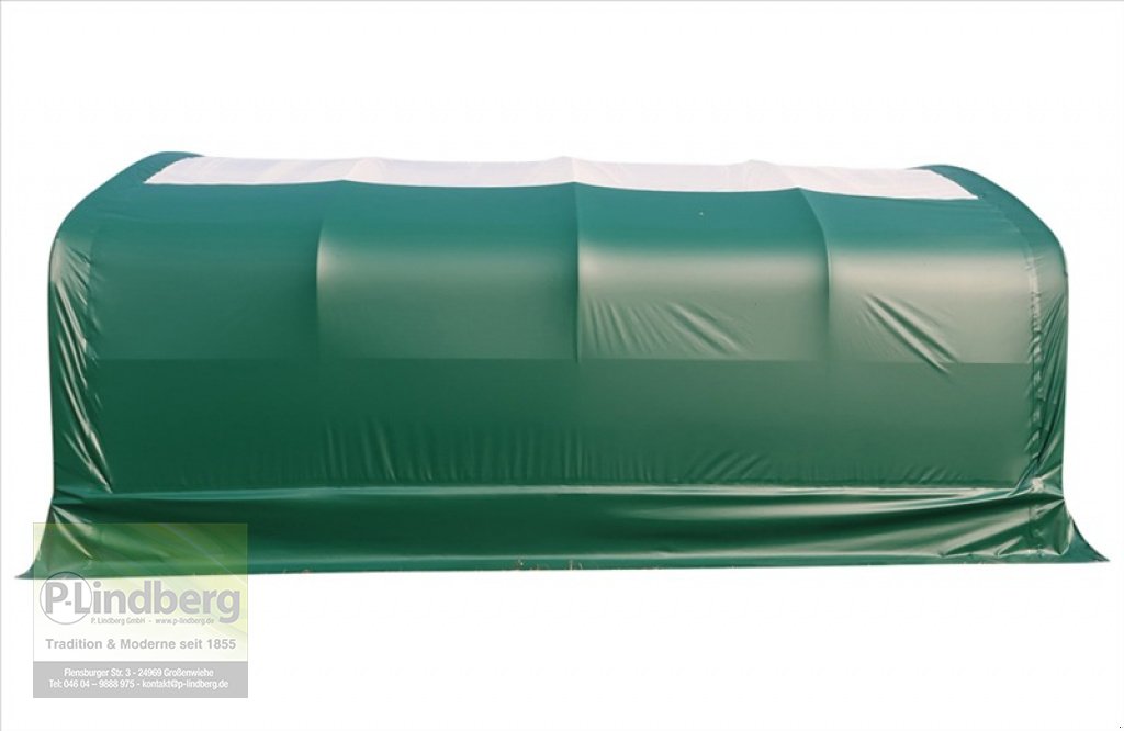 Weidezelt des Typs P.Lindberg GmbH Unterstand 8 x 8 x 4 m Weidezelt Witterungsschutz Schneelast Windlast 650 g/m², Neumaschine in Großenwiehe (Bild 4)