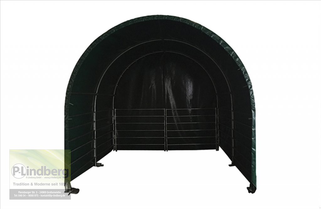 Weidezelt des Typs P.Lindberg GmbH Weidezelt PVC 610 g/m² Unterstand 3 x 3 x 2,8 m, Neumaschine in Großenwiehe (Bild 1)