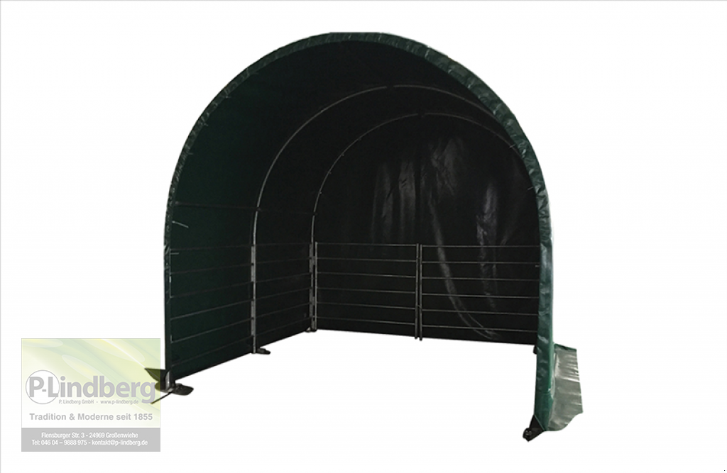 Weidezelt des Typs P.Lindberg GmbH Weidezelt PVC 610 g/m² Unterstand 3 x 3 x 2,8 m, Neumaschine in Großenwiehe (Bild 2)