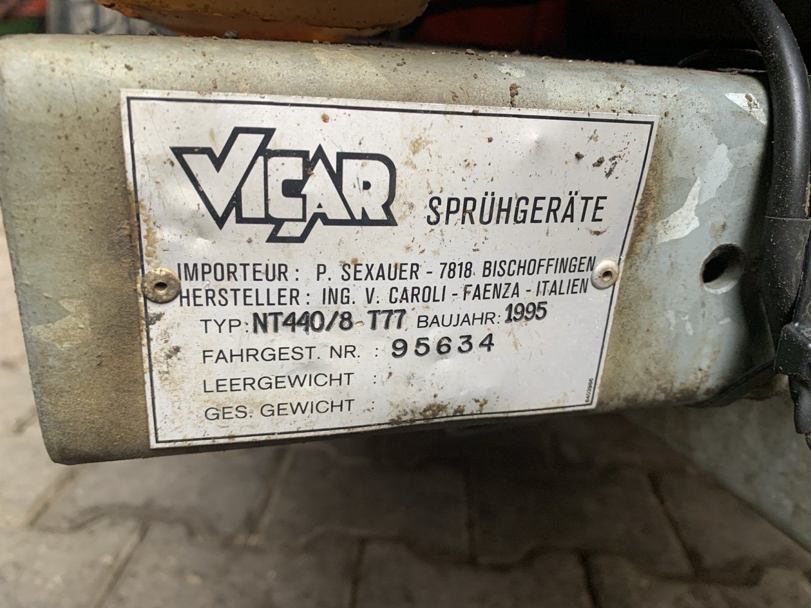 Weinbauspritze tip Vicar NT 440, Gebrauchtmaschine in Bad Sobernheim (Poză 5)