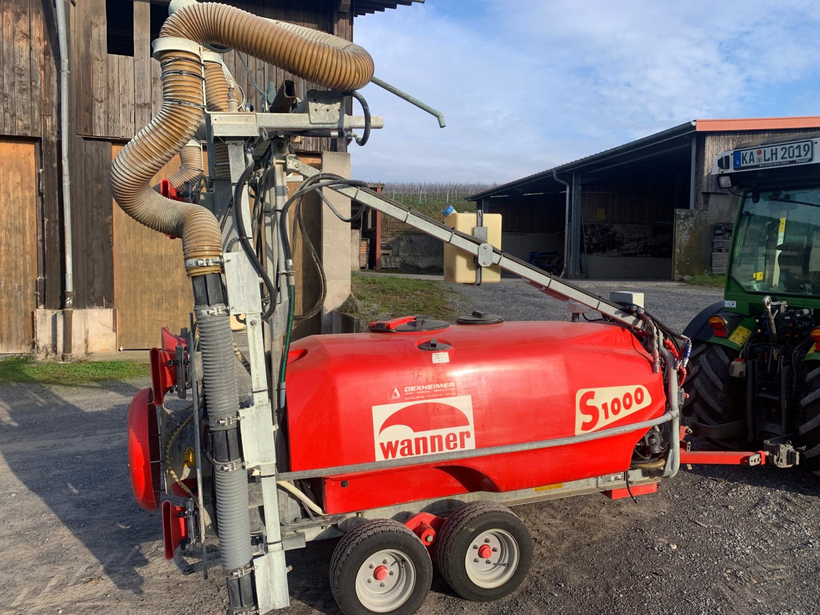 Weinbauspritze Türe ait Wanner S 1000, Gebrauchtmaschine içinde Bruchsal (resim 2)