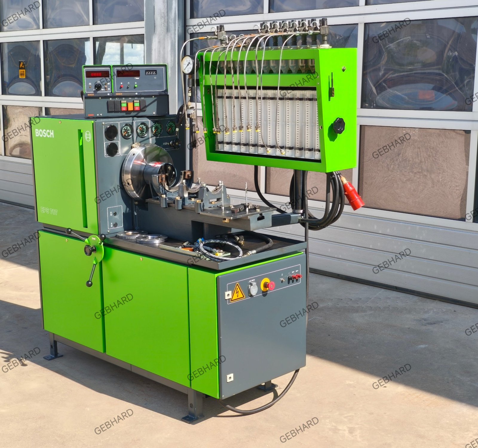 Werkstattausstattung des Typs Bosch Bosch EPS 707 Einspritzpumpen Prüfstand 12 Zylinder, Gebrauchtmaschine in Großschönbrunn (Bild 12)