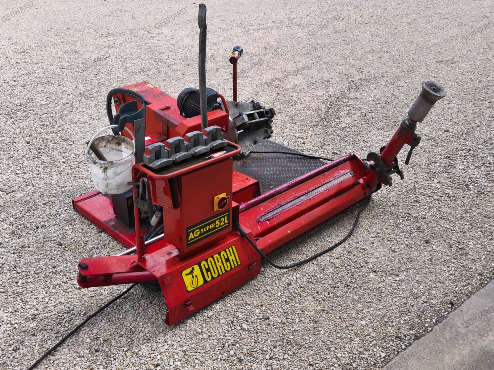 Werkstattausstattung des Typs Corghi Reifenmontiermaschine AG Super 52L für Lkw- Reifen, Bagger- Radlader- Schlepperreifen, Montiermaschine, Gebrauchtmaschine in Großschönbrunn (Bild 2)