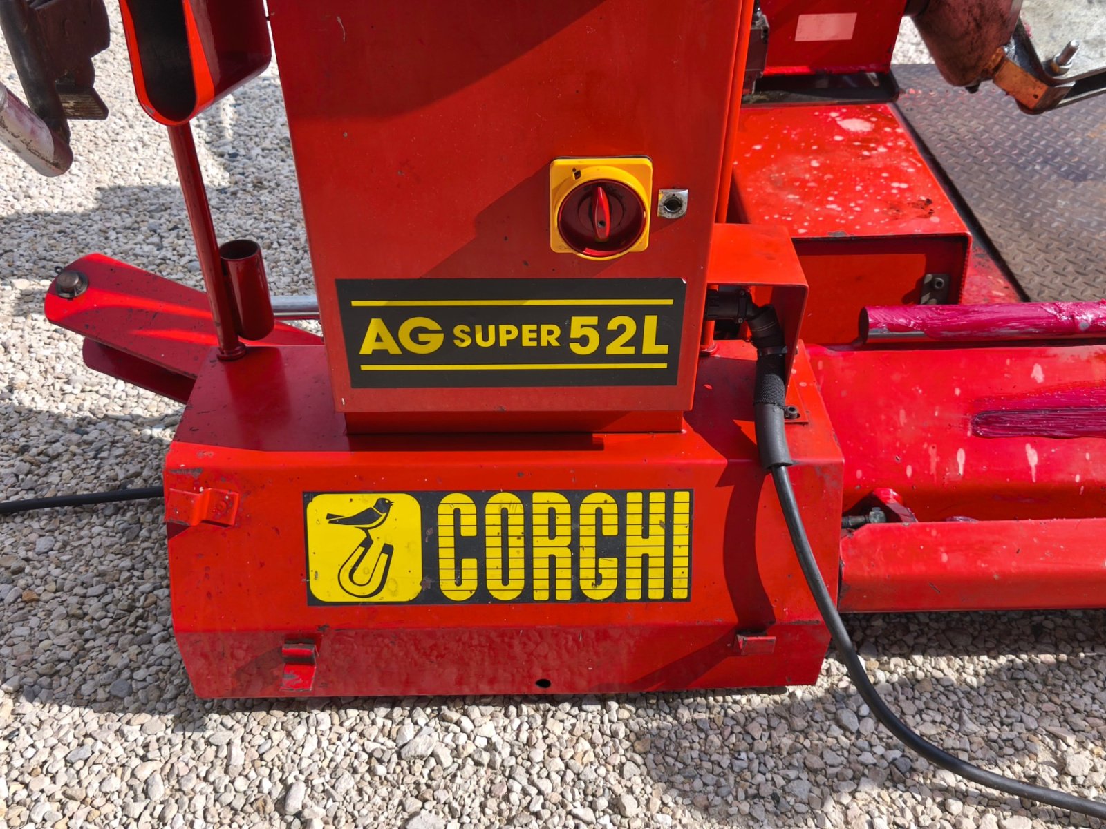 Werkstattausstattung des Typs Corghi Reifenmontiermaschine AG Super 52L für Lkw- Reifen, Bagger- Radlader- Schlepperreifen, Montiermaschine, Gebrauchtmaschine in Großschönbrunn (Bild 3)