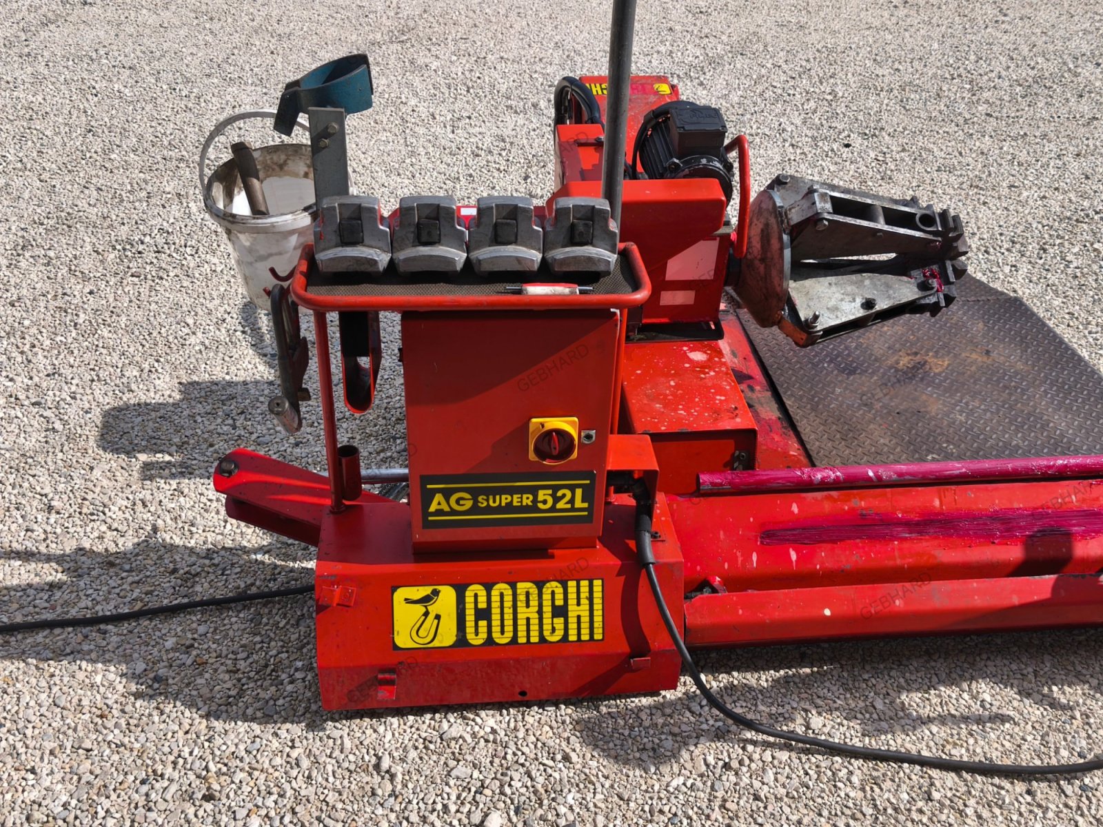 Werkstattausstattung des Typs Corghi Reifenmontiermaschine AG Super 52L für Lkw- Reifen, Bagger- Radlader- Schlepperreifen, Montiermaschine, Gebrauchtmaschine in Großschönbrunn (Bild 7)