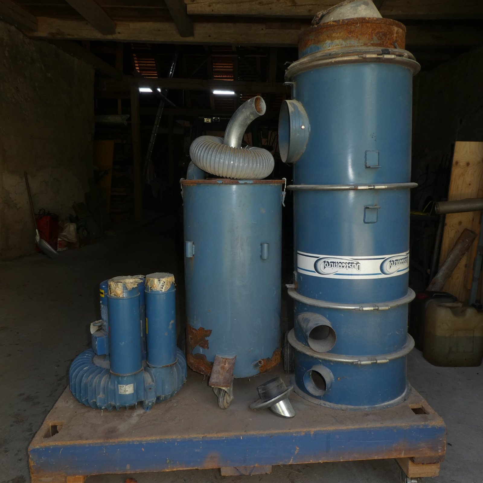 Werkstattausstattung du type Dustcontrol Hochdruckabsaugung S 11000 Zyklon Seitenkanalverdichter Turbine 5,5kW, Gebrauchtmaschine en Söding-Sankt Johann (Photo 1)