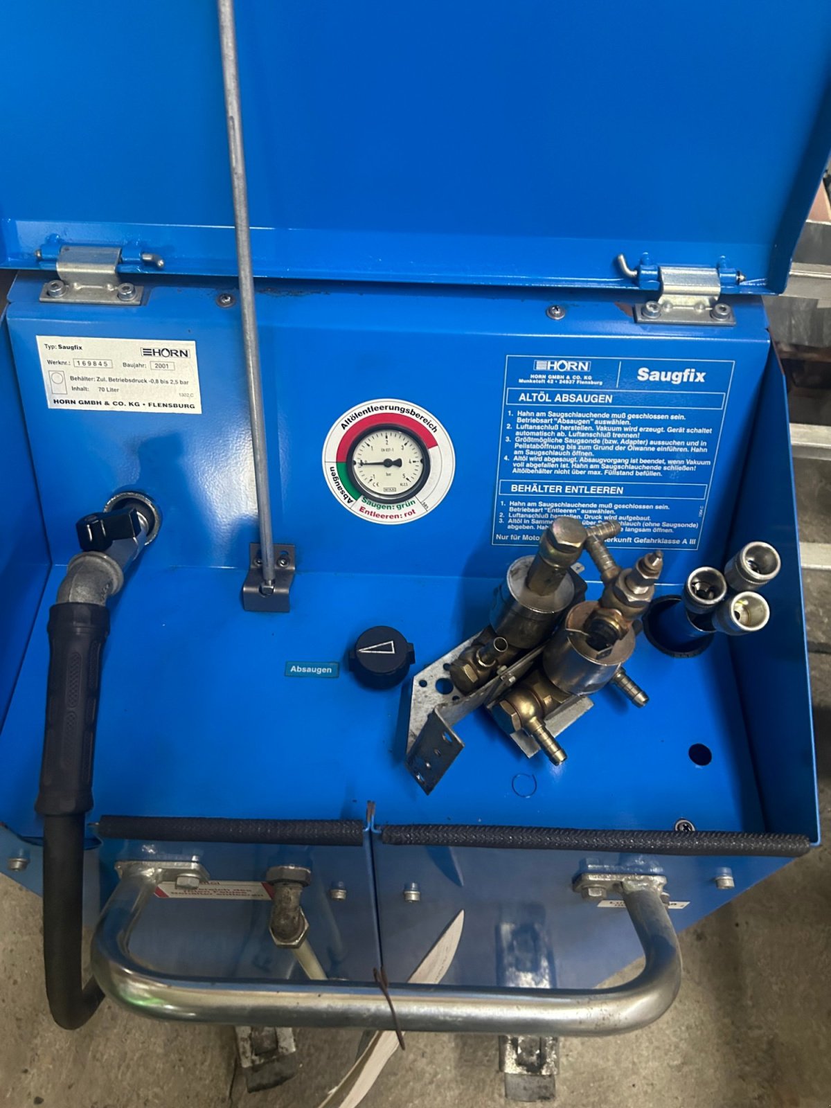 Werkstattausstattung des Typs Horn Ölabsaugwagen 70 Liter NOS, Gebrauchtmaschine in Sallach (Bild 3)