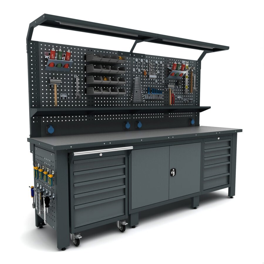 Werkstattausstattung of the type Neox ProLine-1564 Werkbank 256x73x205cm, Neumaschine in mixnitz (Picture 1)