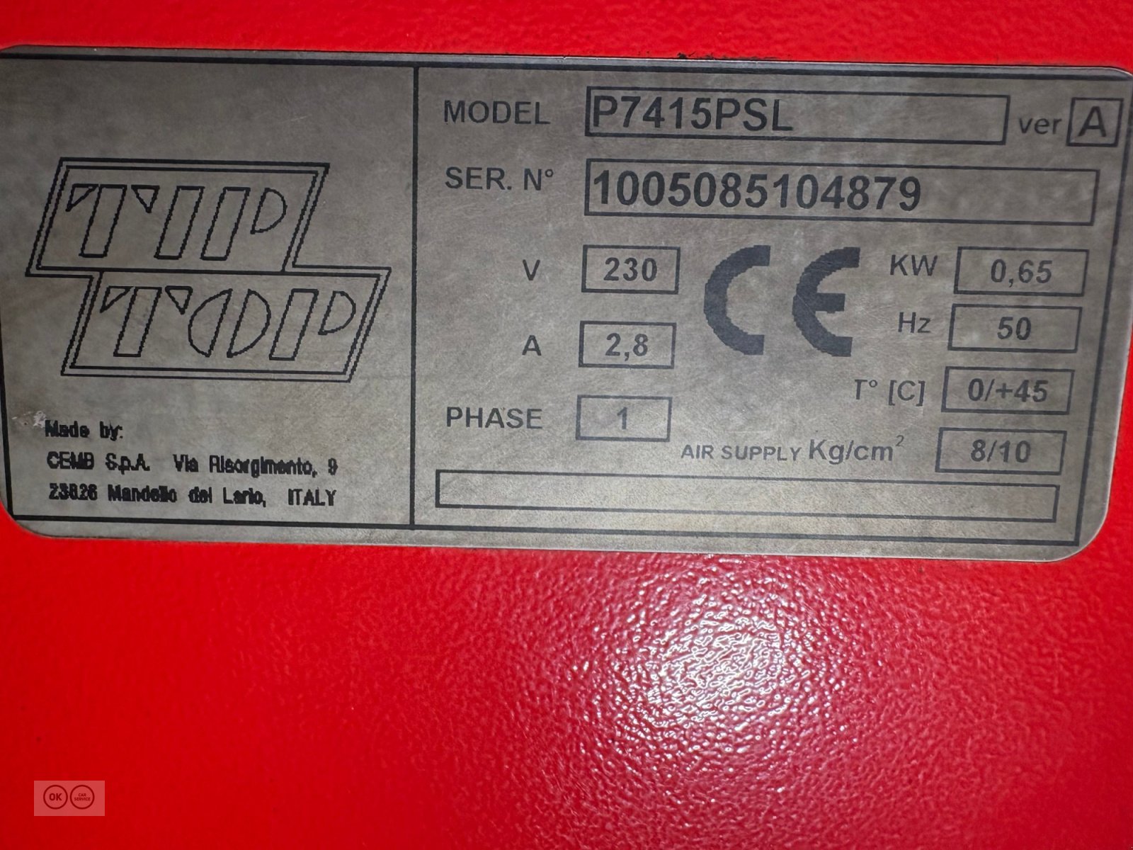 Werkstattausstattung des Typs TipTop 7415, Gebrauchtmaschine in Titisee-Neustadt (Bild 6)