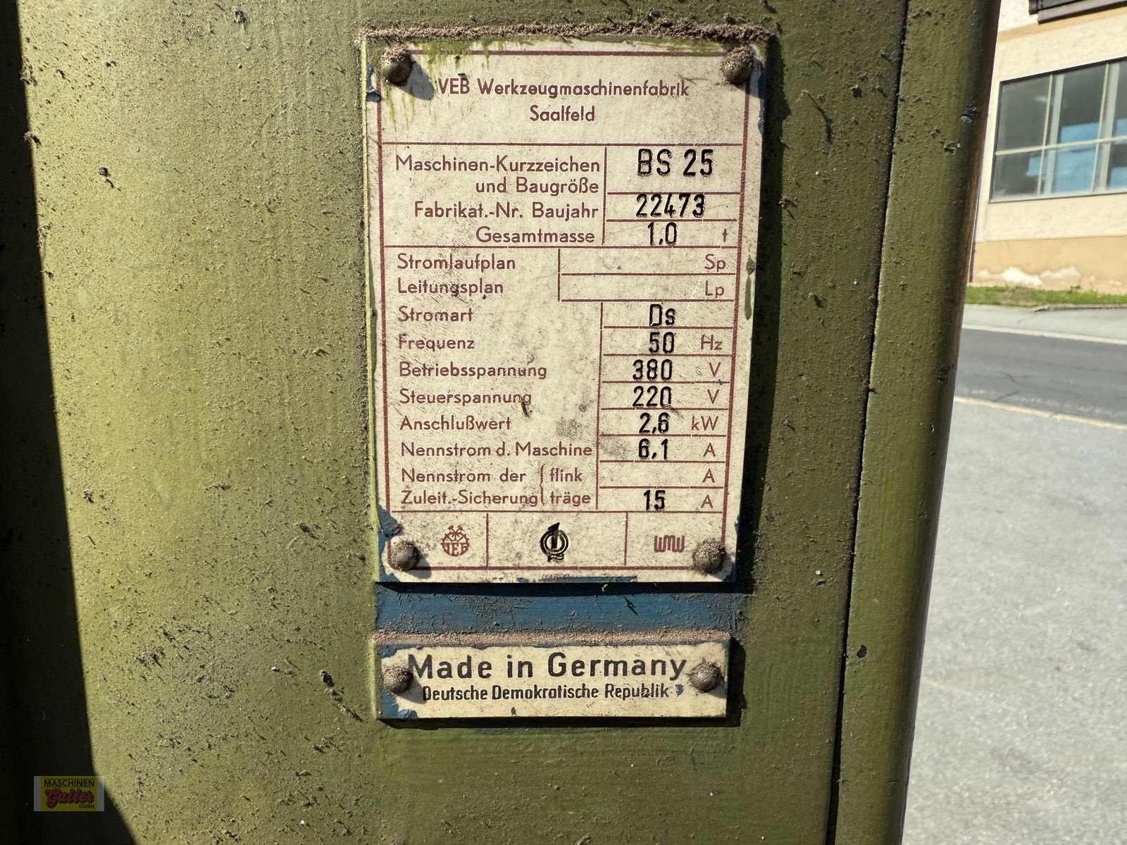 Werkzeuge des Typs Sonstige VEB BS 25 Getriebebohrmaschine, Gebrauchtmaschine in Kötschach (Bild 8)