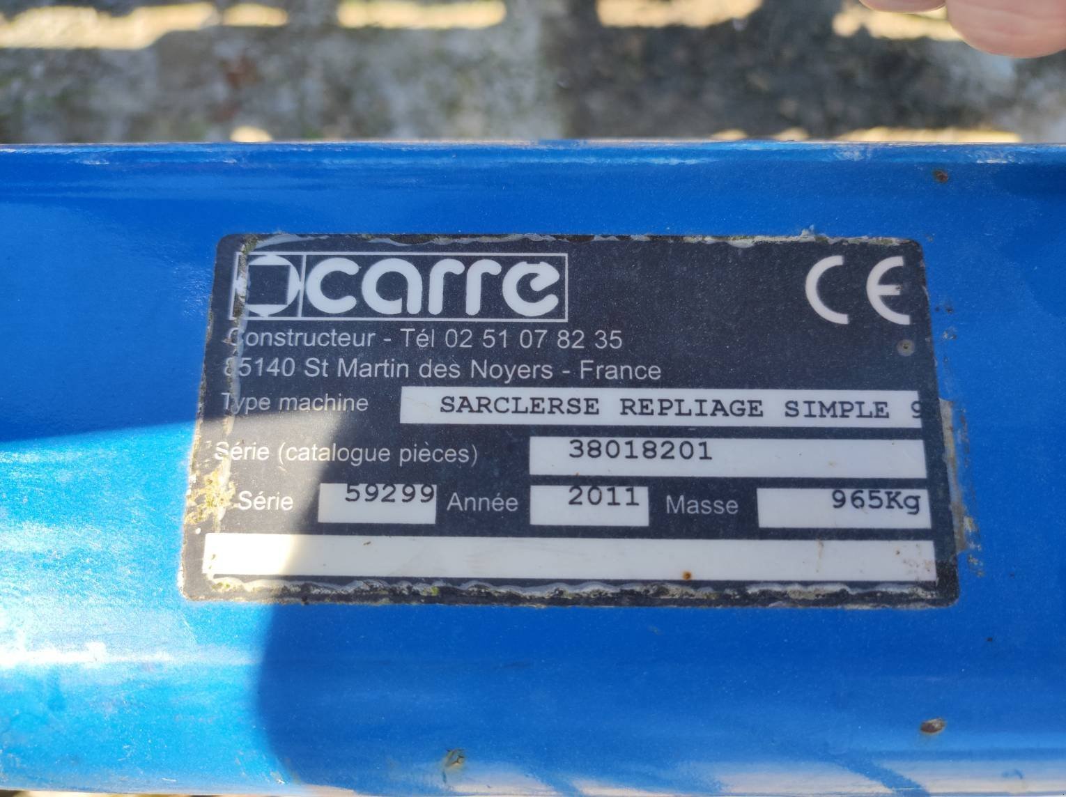 Wiesenegge vrste Carré SARCLERSE 9M, Gebrauchtmaschine v Le Horps (Slika 8)