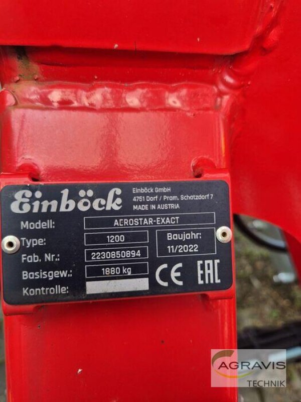 Wiesenegge des Typs Einböck AEROSTAR-EXACT 1200, Neumaschine in Warendorf (Bild 3)