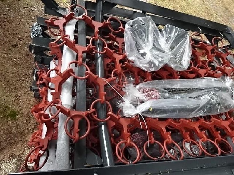 Wiesenegge des Typs H-L-M Wiesenegge 6 Meter- 4 Reihig- Kastenbock- Klappung mit 2 Zylinder, Neumaschine in Neureichenau (Bild 4)