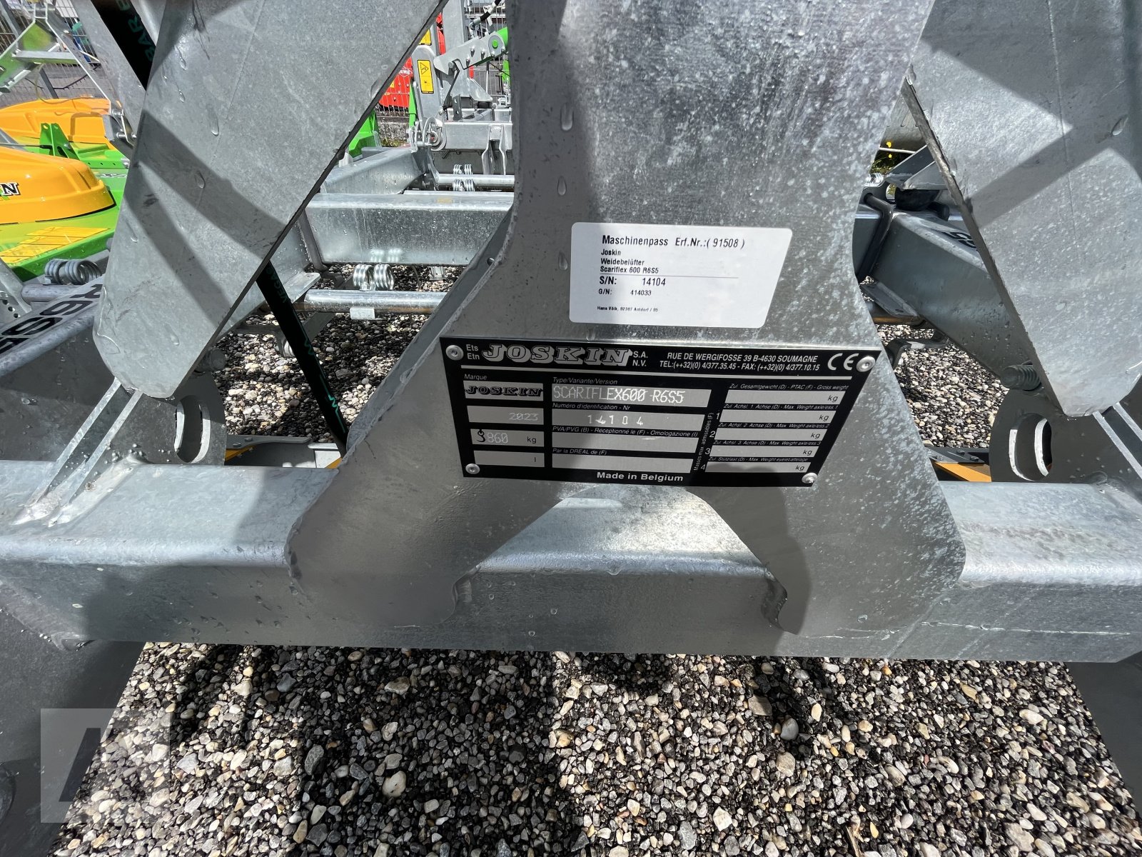 Wiesenegge des Typs Joskin Scariflex 600, Neumaschine in Tettenweis I Karpfham (Bild 5)