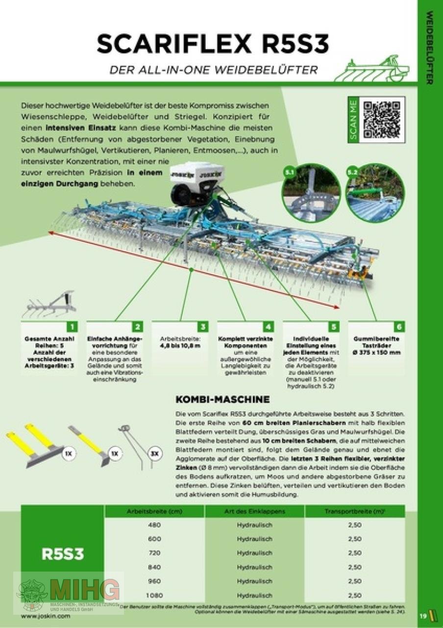 Wiesenegge tip Joskin SCARIFLEX R5S3, Gebrauchtmaschine in Dummerstorf OT Petschow (Poză 4)