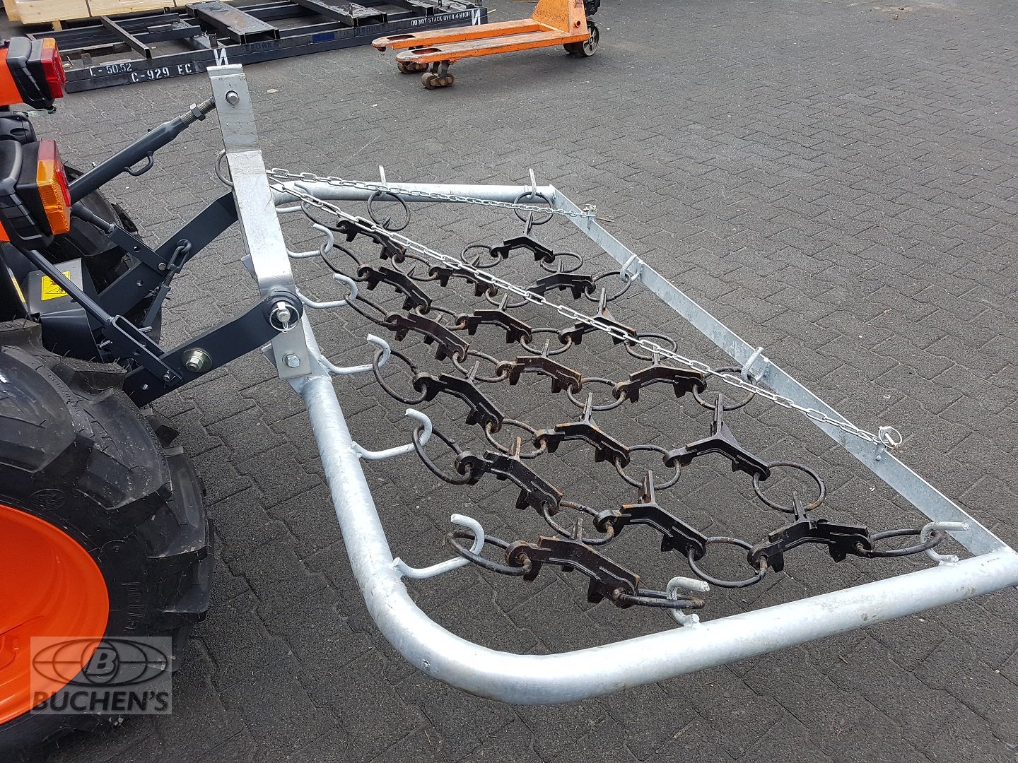 Wiesenegge des Typs Kubota Wiesenschleppe 200cm, Neumaschine in Olpe (Bild 3)