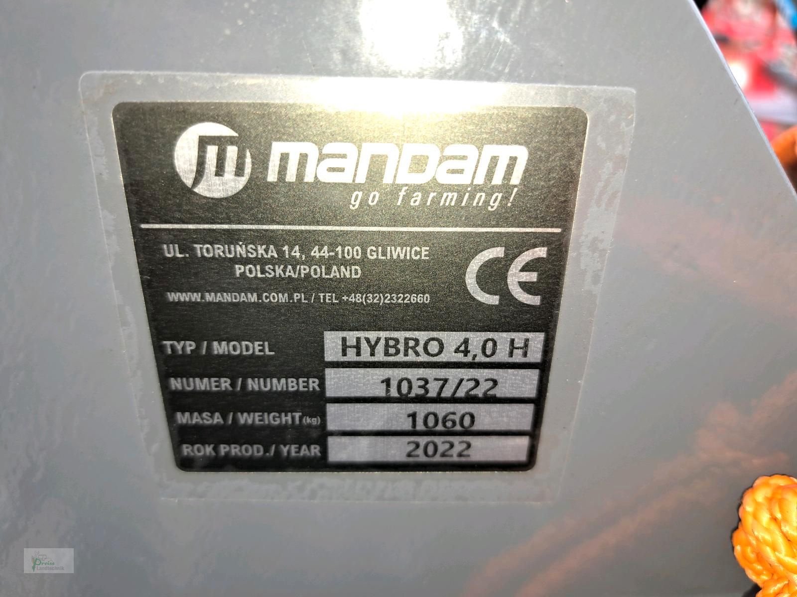 Wiesenegge des Typs Mandam Hybro 4,0, Neumaschine in Bad Kötzting (Bild 11)