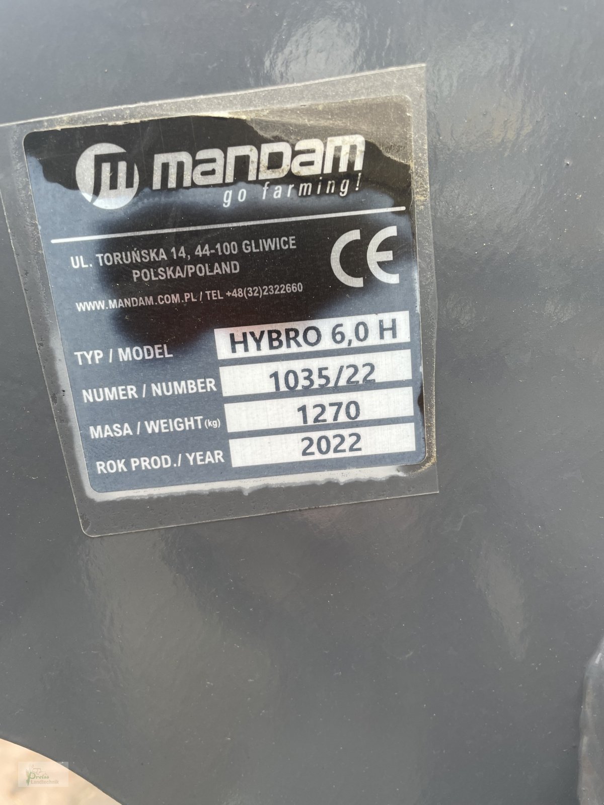 Wiesenegge des Typs Mandam Hybro 6,0, Neumaschine in Bad Kötzting (Bild 6)