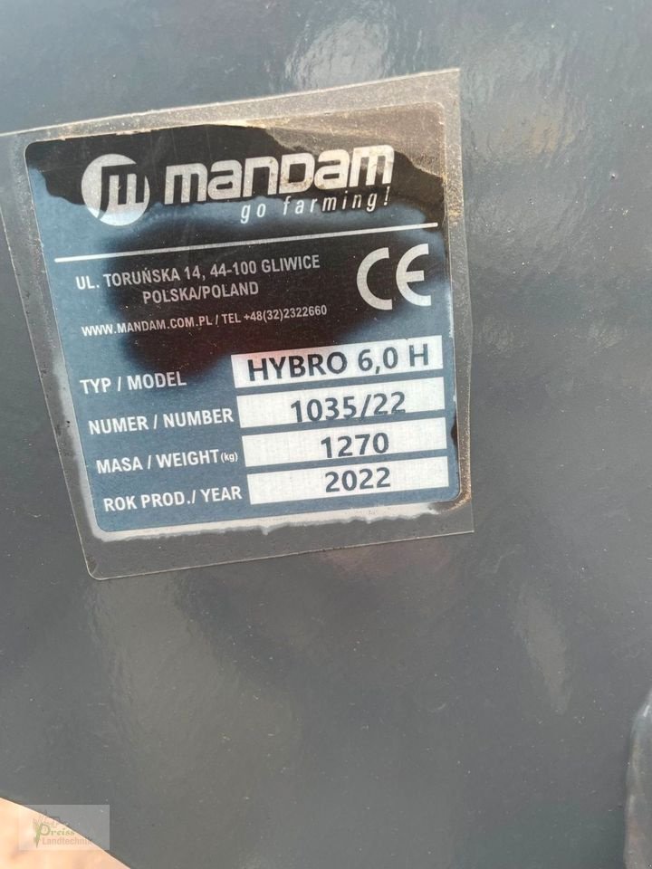 Wiesenegge des Typs Mandam Hybro 6,0, Neumaschine in Bad Kötzting (Bild 3)