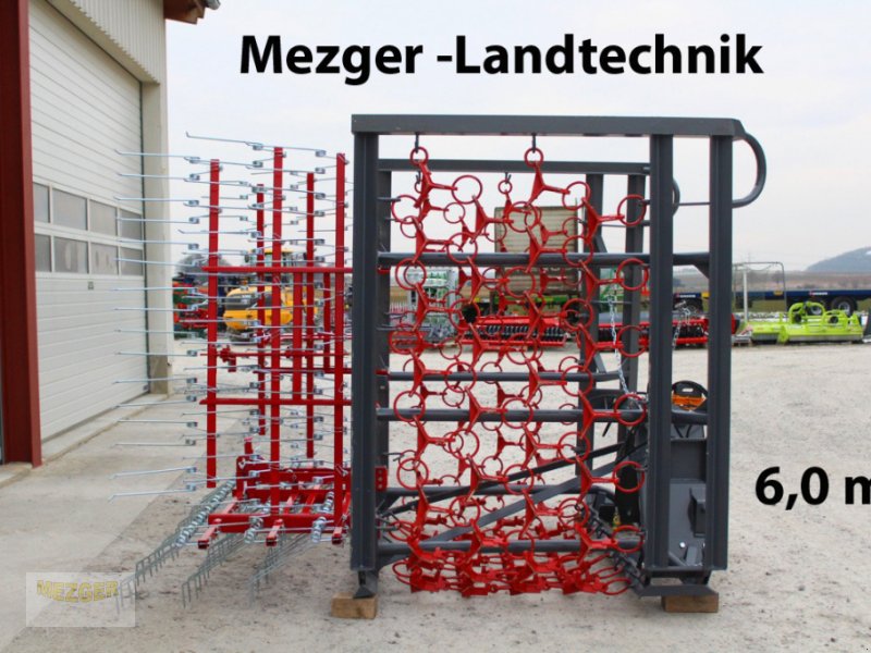 Wiesenegge des Typs Meztec WK6 Wiesenschleppe Kombi mit Striegel, Neumaschine in Ditzingen (Bild 1)