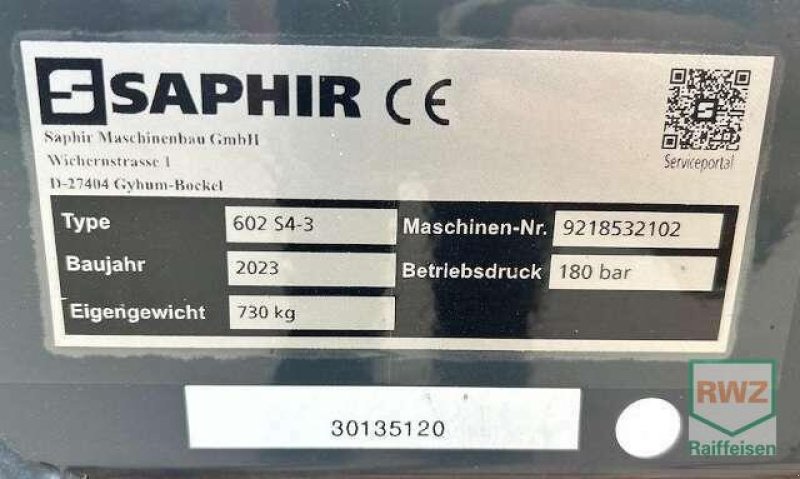 Wiesenegge of the type Saphir 602 W4 H Wiesenschleppe, Gebrauchtmaschine in Wipperfürth (Picture 5)