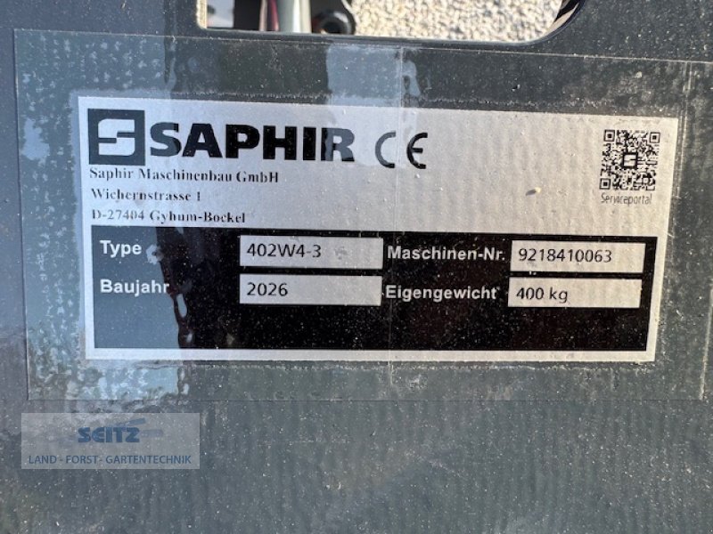 Wiesenegge van het type Saphir Perfekt 402W4, Neumaschine in Lindenfels-Glattbach (Foto 4)