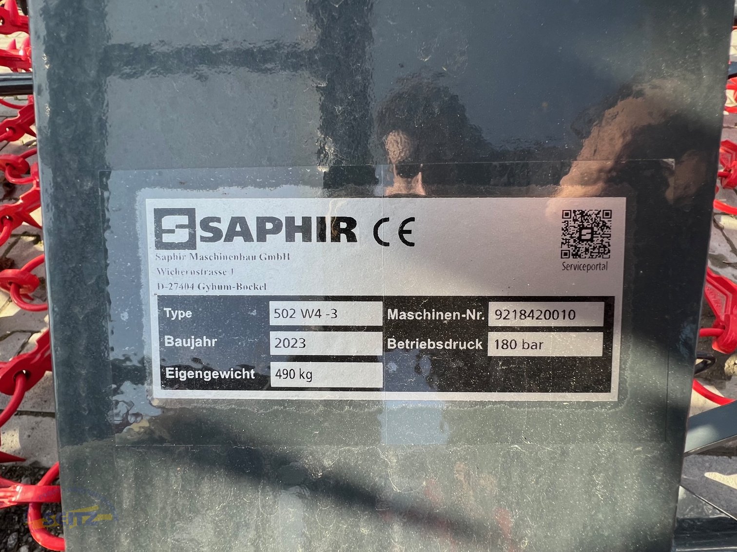 Wiesenegge des Typs Saphir Perfekt 502 W4 hydro, Neumaschine in Lindenfels-Glattbach (Bild 2)