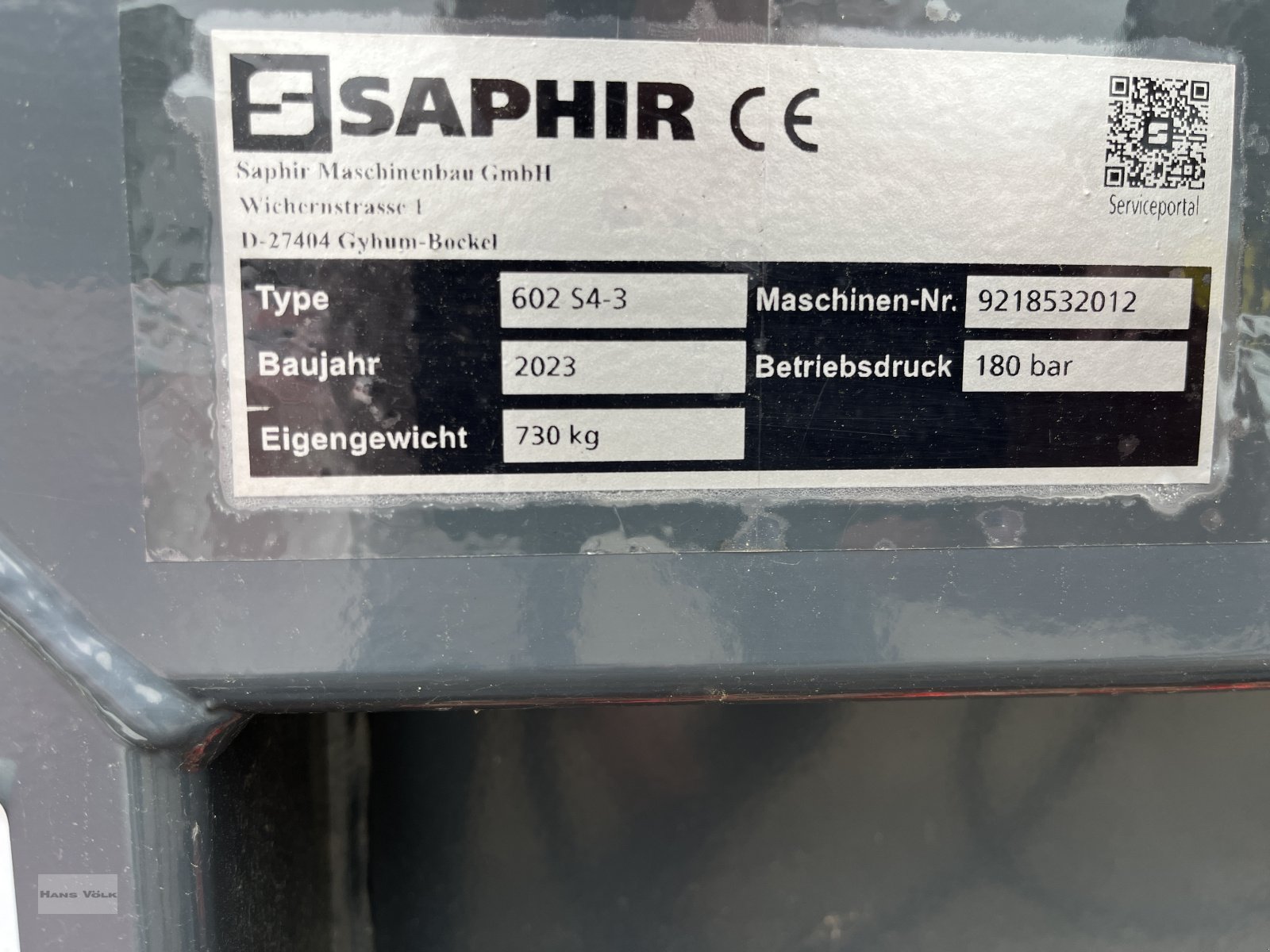Wiesenegge tip Saphir Perfekt 602 S4 Hydro, Neumaschine in Tettenweis / Karpfham (Poză 5)