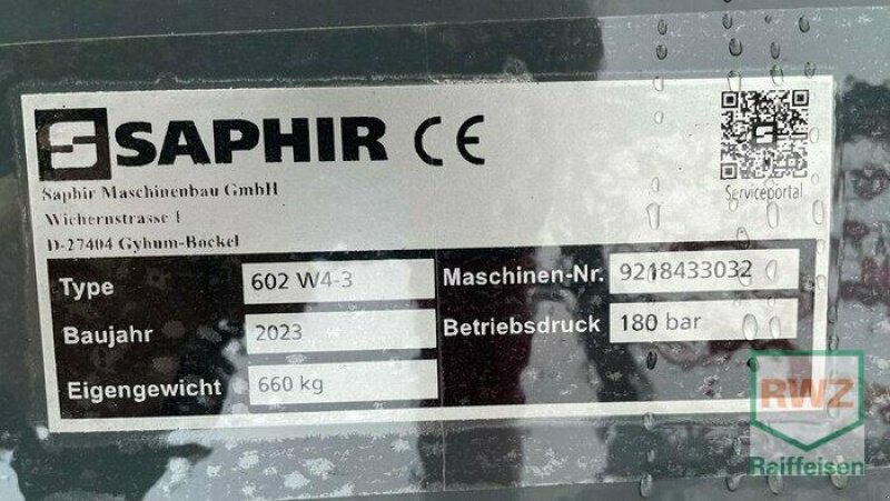 Wiesenegge tip Saphir Perfekt 602 W4 Hydro, Neumaschine in Kusel (Poză 3)