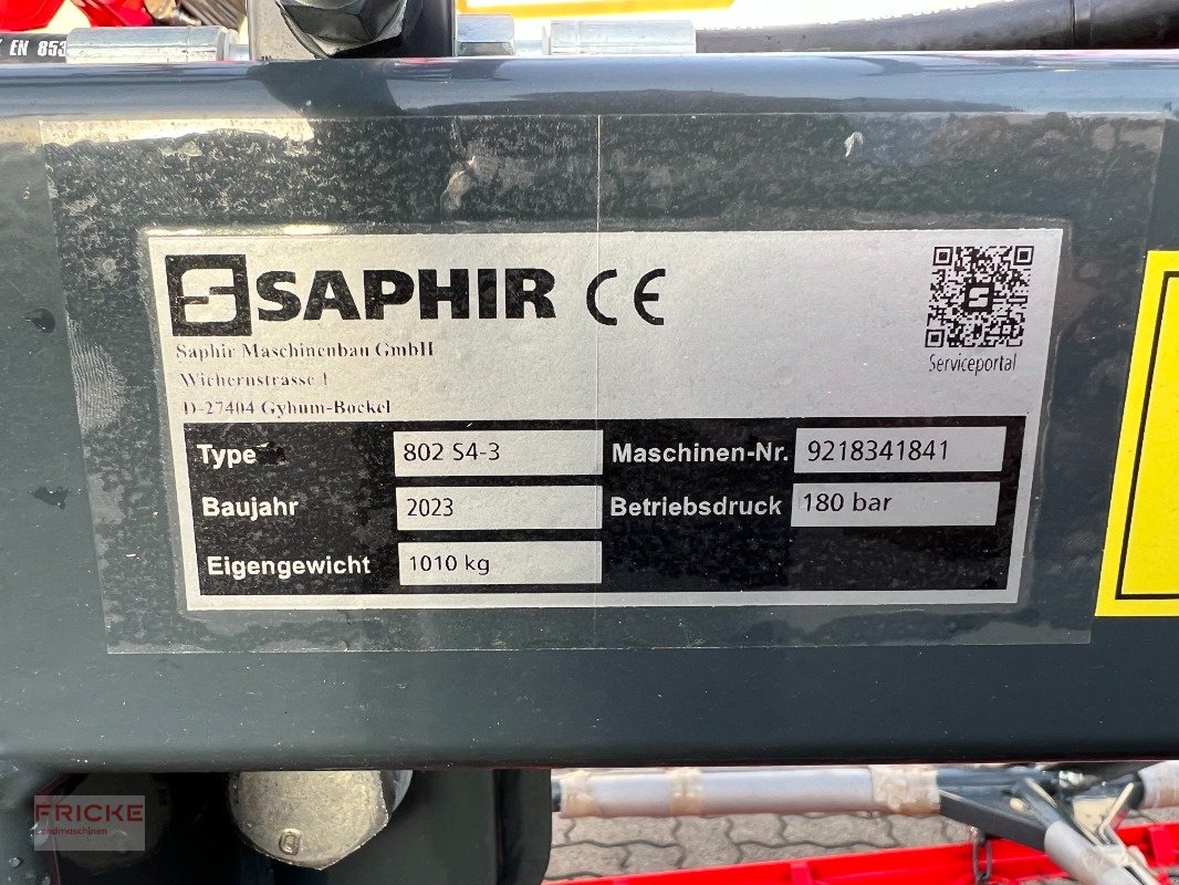 Wiesenegge del tipo Saphir Perfekt 802 S4 hydro *NEU & auf LAGER*, Gebrauchtmaschine en Demmin (Imagen 6)