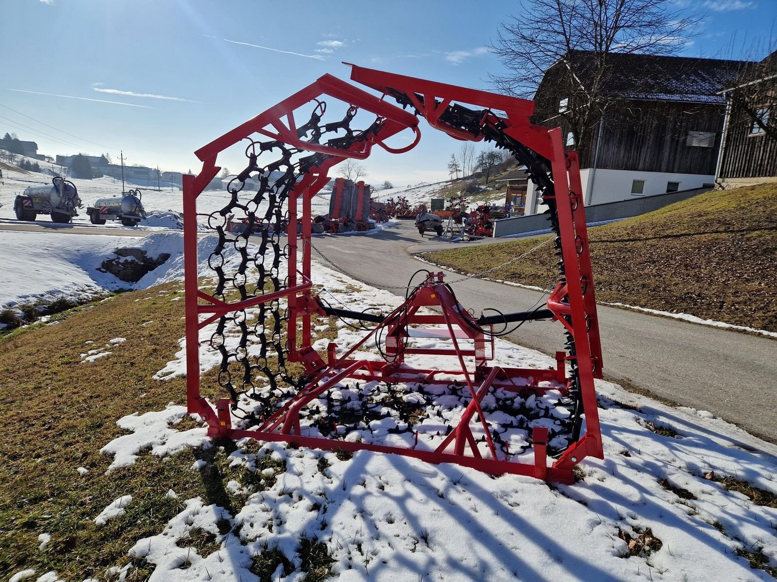 Wiesenegge des Typs Sonstige 8m hydraulisch, Neumaschine in Grünbach (Bild 5)
