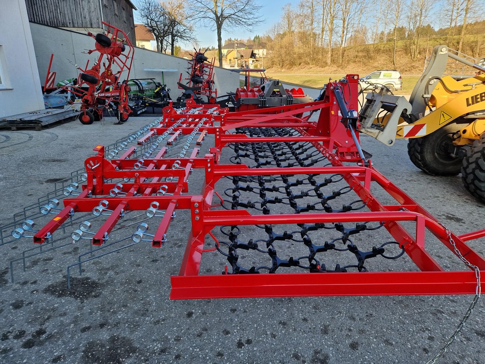 Wiesenegge des Typs Stekro 6m Wiesenegge mit 3 reihigen Wiesenstriegel, Neumaschine in Grünbach (Bild 9)