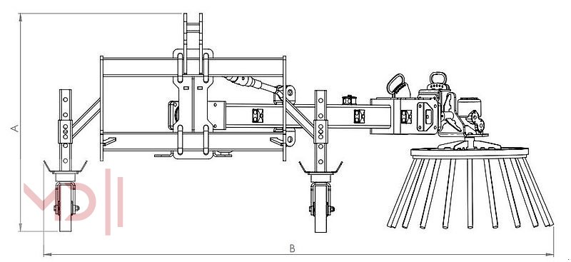 Wildkrautbürste des Typs MD Landmaschinen AT/MT Unkrautbürste, Neumaschine in Zeven (Bild 3)