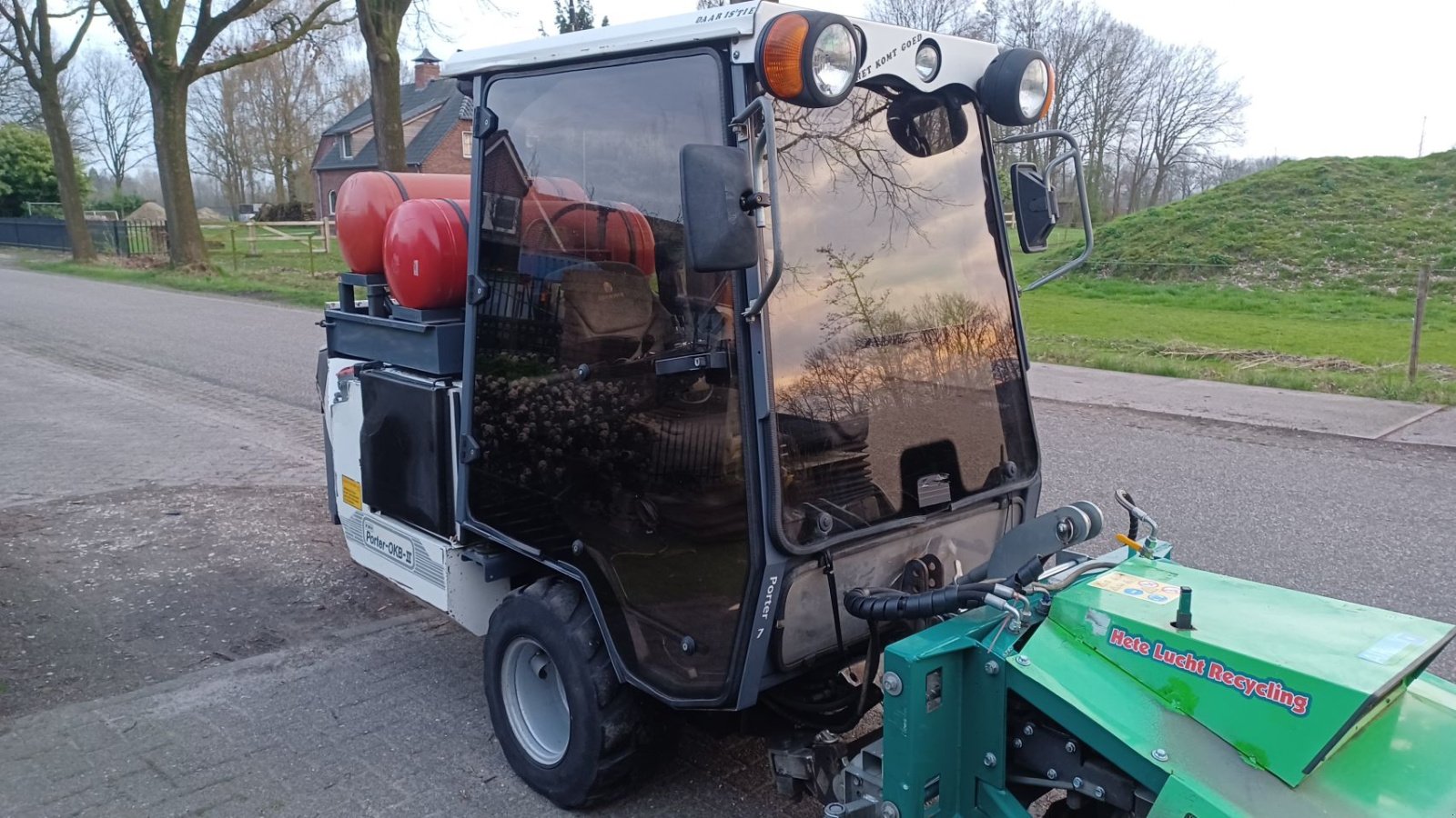 Wildkrautbürste Türe ait Nimos porter-111, Gebrauchtmaschine içinde Mariahout (resim 7)