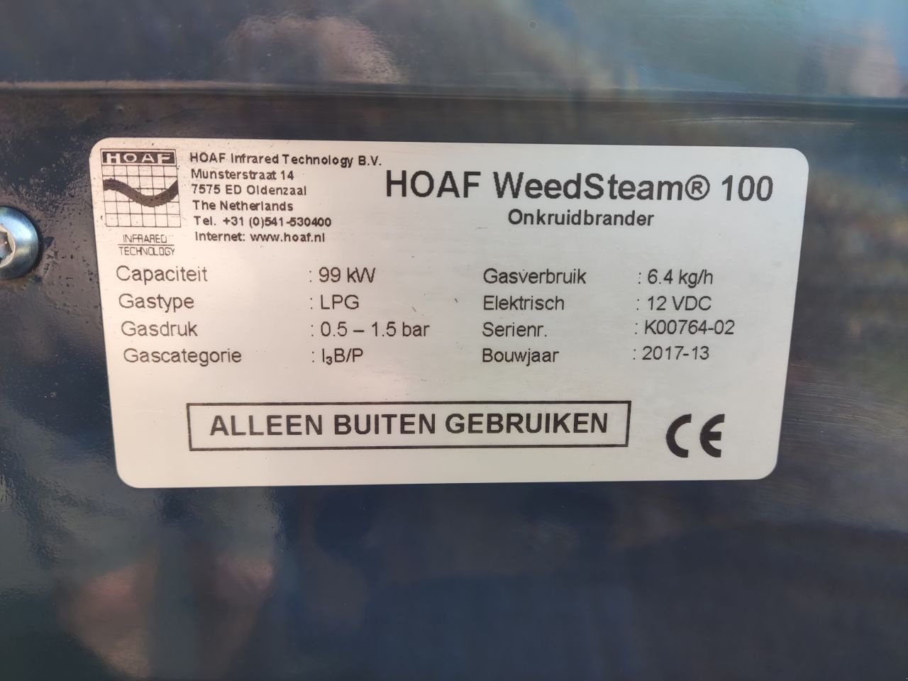Wildkrautbürste des Typs Sonstige HOAF Weedsteam 100, Gebrauchtmaschine in Klarenbeek (Bild 5)