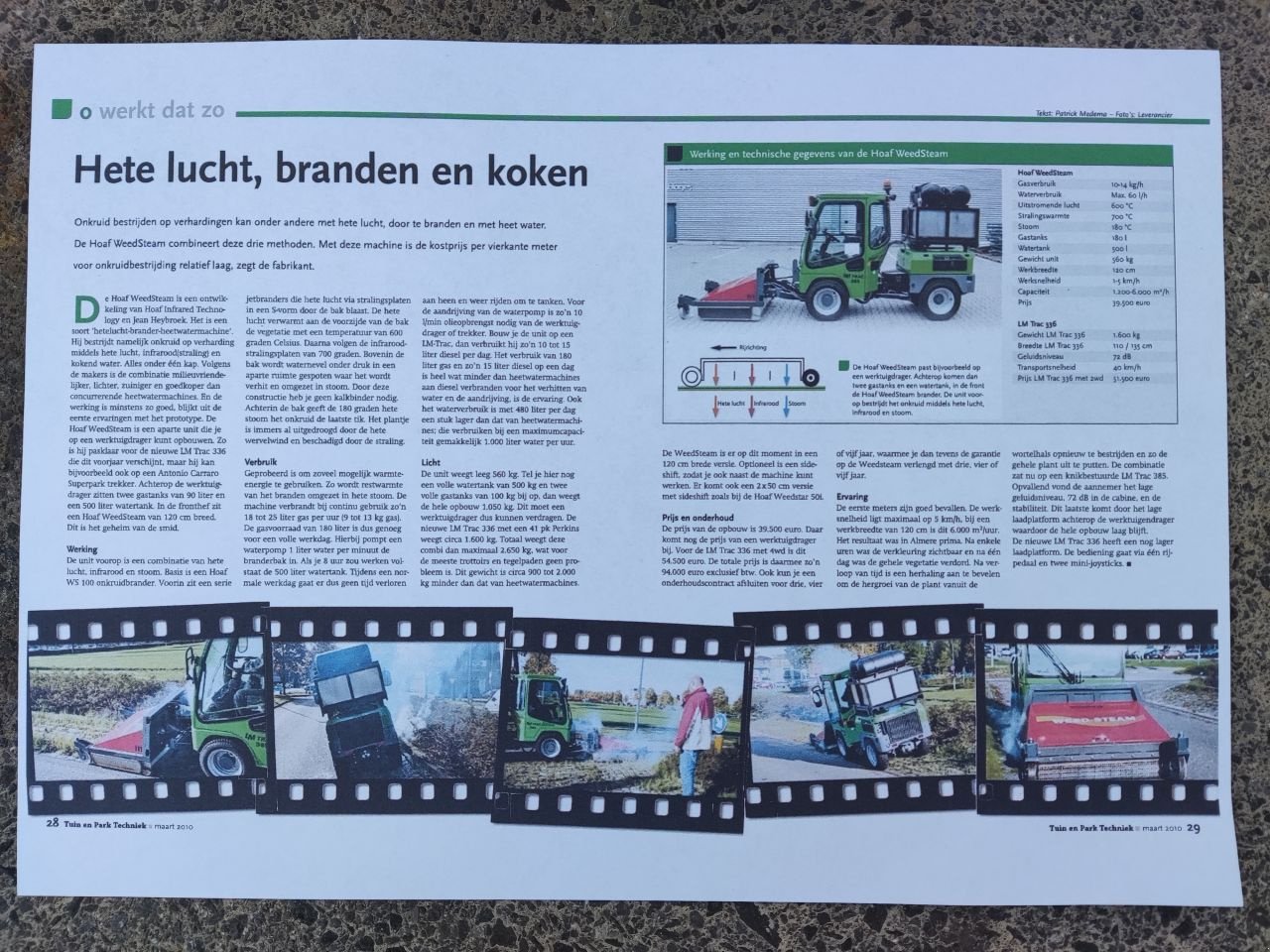 Wildkrautbürste des Typs Sonstige HOAF Weedsteam 100, Gebrauchtmaschine in Klarenbeek (Bild 6)