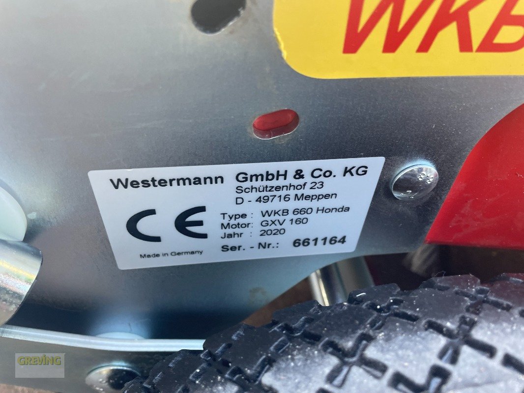 Wildkrautbürste tip Westermann WKB 660 Honda, Neumaschine in Ahaus (Poză 10)