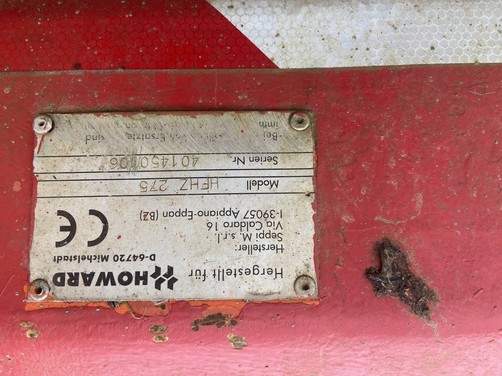 zapfwellenbetriebenes Gerät Türe ait Howard HR 280, Gebrauchtmaschine içinde Oberpleichfeld (resim 2)