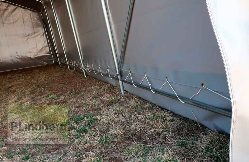 Zelthalle του τύπου P.Lindberg GmbH Garagenzelt 610 g/m² Lagerzelt 8 x 3,66 x 2,72 m Wasserdicht Zelthalle robust, Neumaschine σε Großenwiehe (Φωτογραφία 7)