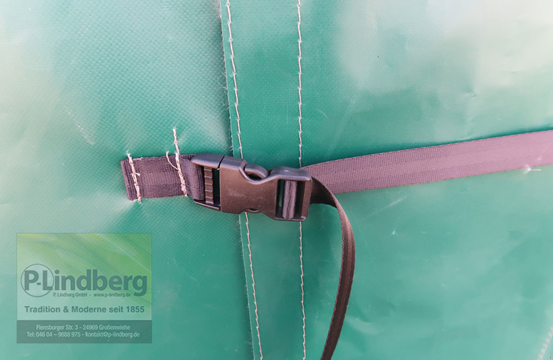 Zelthalle του τύπου P.Lindberg GmbH Rundbogenhalle 12 x 9,15 x 4,5 m UV-beständig robust PVC-Plane 610 g/m² Lagerzelt Bodenanker Skylights, Neumaschine σε Großenwiehe (Φωτογραφία 11)