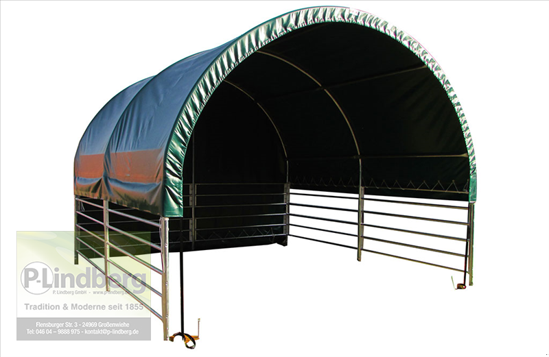 Zelthalle του τύπου P.Lindberg GmbH Weidezelt PVC 610 g/m² Unterstand 4 x 4 x 3,15 m, Neumaschine σε Großenwiehe (Φωτογραφία 1)