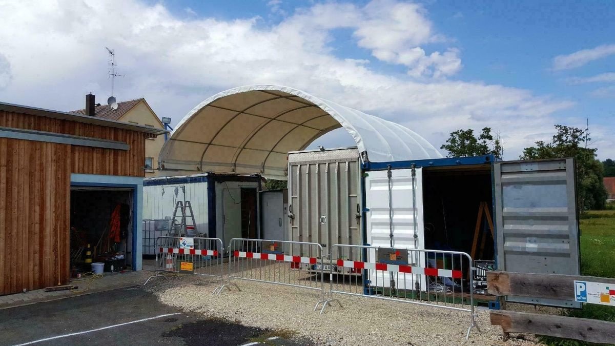 Zelthalle του τύπου Toolport Container Überdachung 6x6m Zelthalle Lagerzelt Containerzelt, Neumaschine σε Norderstedt (Φωτογραφία 2)