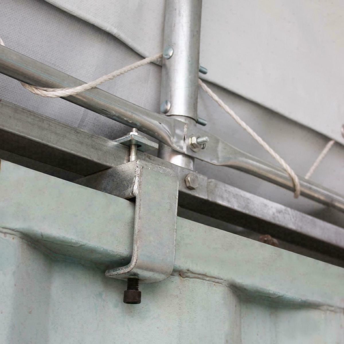 Zelthalle του τύπου Toolport Container Überdachung 6x6m Zelthalle Lagerzelt Containerzelt, Neumaschine σε Norderstedt (Φωτογραφία 8)