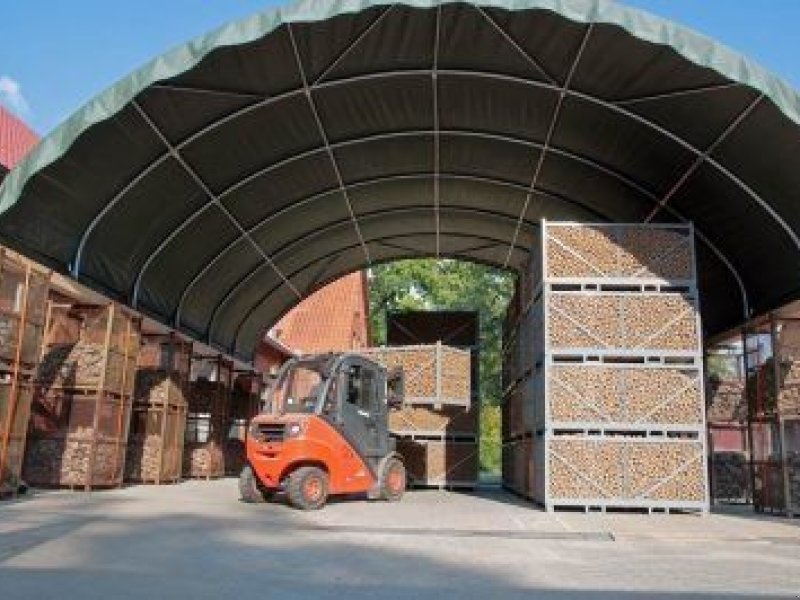 Zelthalle des Typs Toolport Container Überdachung 8x6m Lagerzelt Unterstand Containerzelt, Neumaschine in Norderstedt (Bild 1)