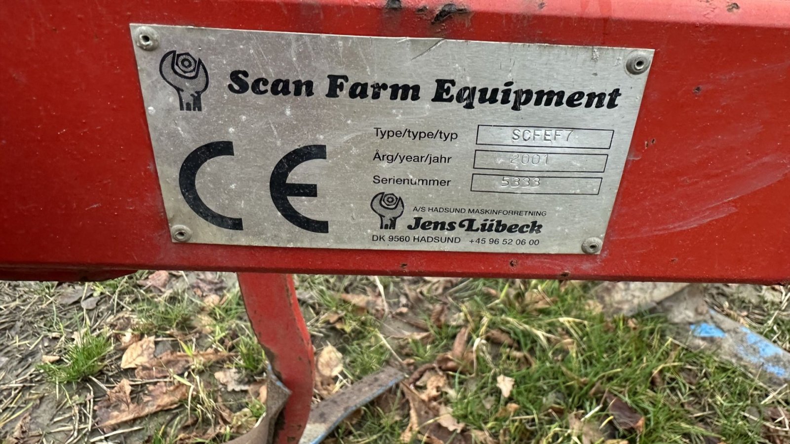 Zinkenrotor (Ackerbau) van het type Agro scfef7, Gebrauchtmaschine in øster ulslev (Foto 7)