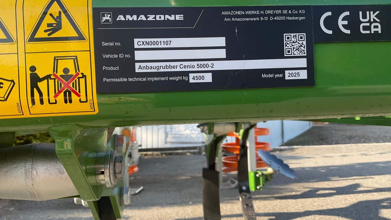 Zinkenrotor (Ackerbau) типа Amazone Cenio 5000-2, Gebrauchtmaschine в Maribo (Фотография 3)