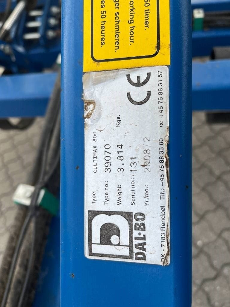 Zinkenrotor (Ackerbau) typu Dalbo Cultimax 800, Gebrauchtmaschine v Mern (Obrázek 6)
