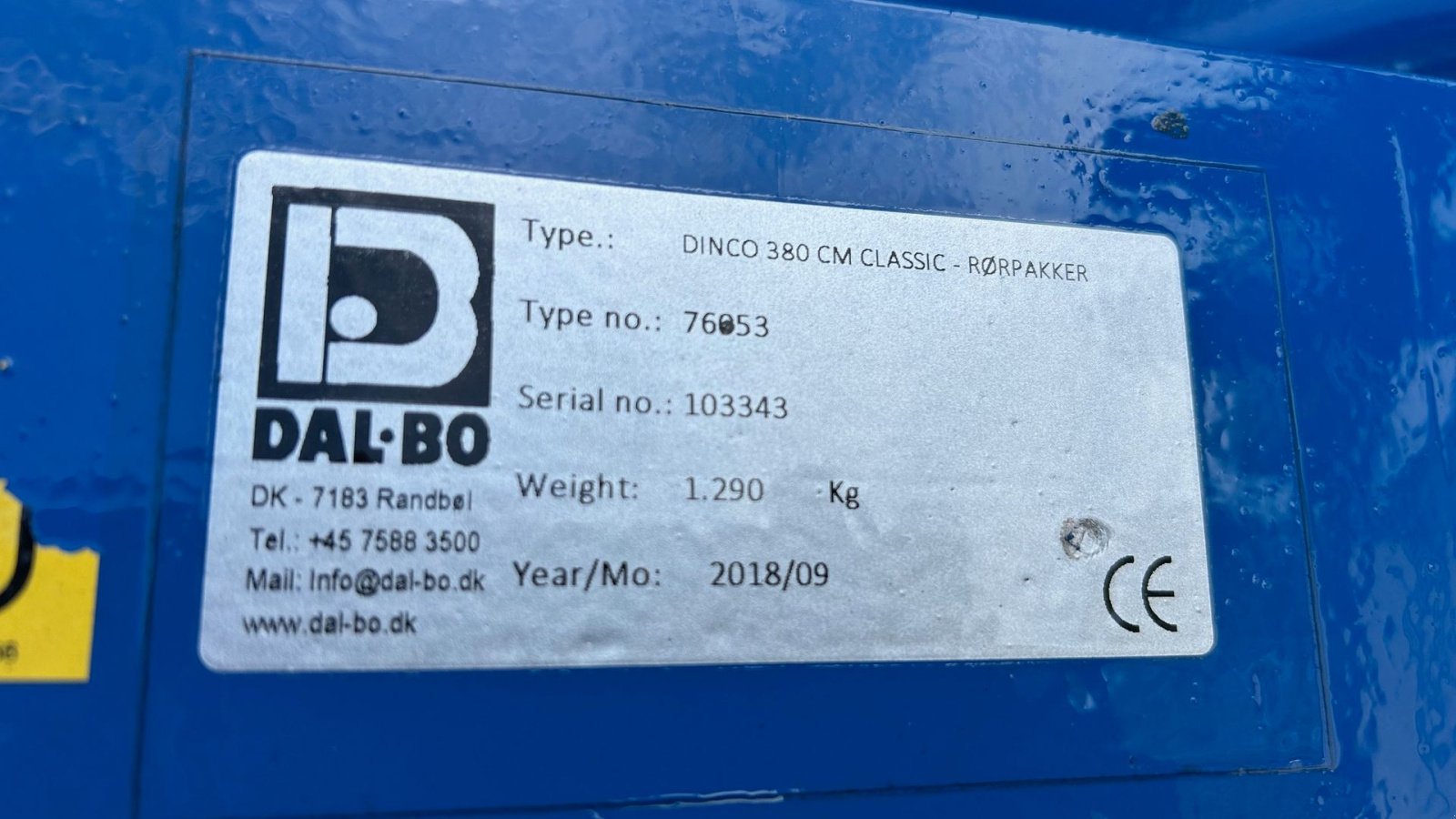 Zinkenrotor (Ackerbau) des Typs Dalbo DINCO 380 Classic som ny, Gebrauchtmaschine in Thorsø (Bild 19)