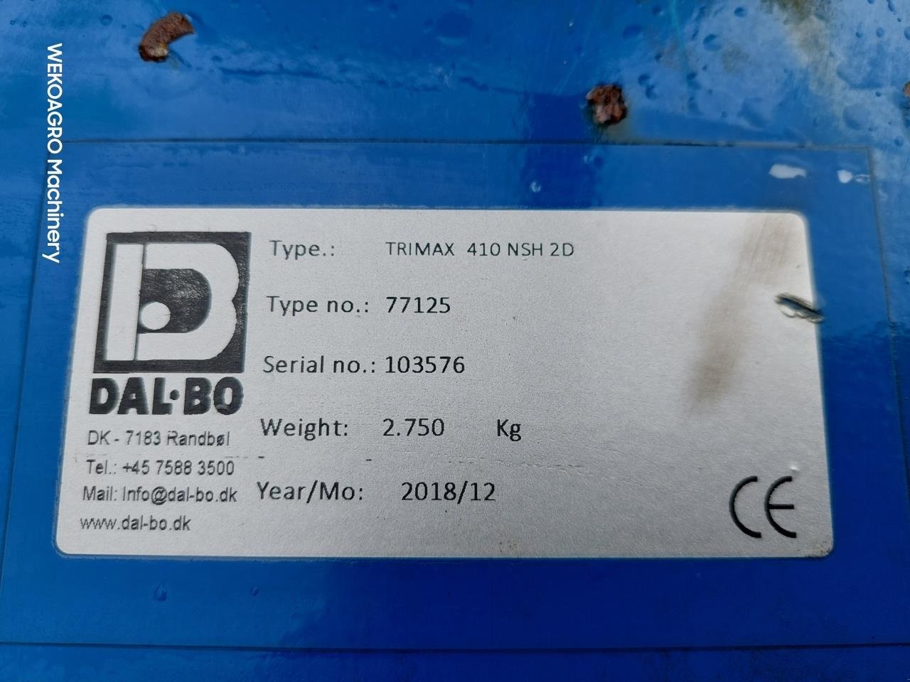 Zinkenrotor (Ackerbau) of the type Dalbo Trimax 410, Gebrauchtmaschine in Hammel (Picture 16)